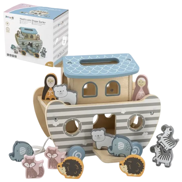 Интерактивная игрушка PolarB Noahs Ark Shape Sorter 44051 1+ / Серый photo 1 Интерактивная игрушка PolarB Noahs Ark Shape Sorter 44051 1+ / Серый photo 1