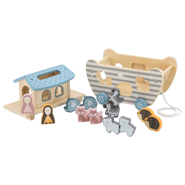 Интерактивная игрушка PolarB Noahs Ark Shape Sorter 44051 1+ / Серый photo 2 Интерактивная игрушка PolarB Noahs Ark Shape Sorter 44051 1+ / Серый photo 2