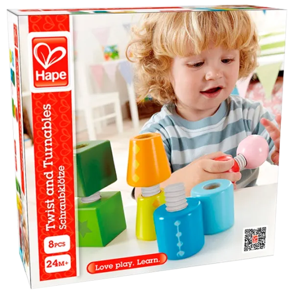Конструктор Hape Twist and Turnables Творческий/ Разноцветный photo 1