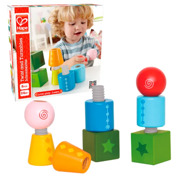 Конструктор Hape Twist and Turnables Творческий/ Разноцветный photo 3