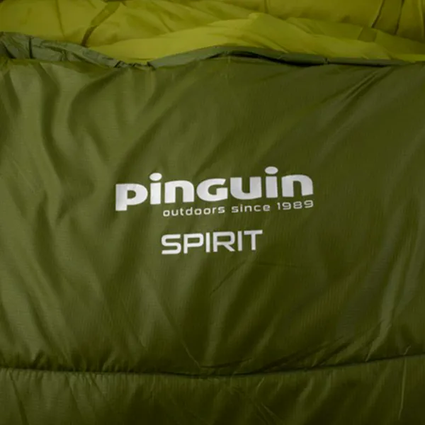 Sac de dormit Pinguin Spirit 195 Right Nailon / Green White photo 6 Sac de dormit Pinguin Spirit 195 Right Nailon / Green White photo 6