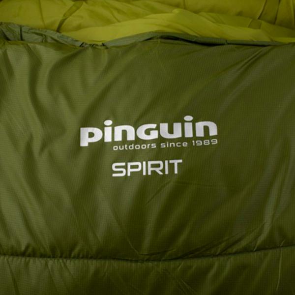 Sac de dormit Pinguin Spirit 195 Right Nailon / Green White photo 6 Sac de dormit Pinguin Spirit 195 Right Nailon / Green White photo 6