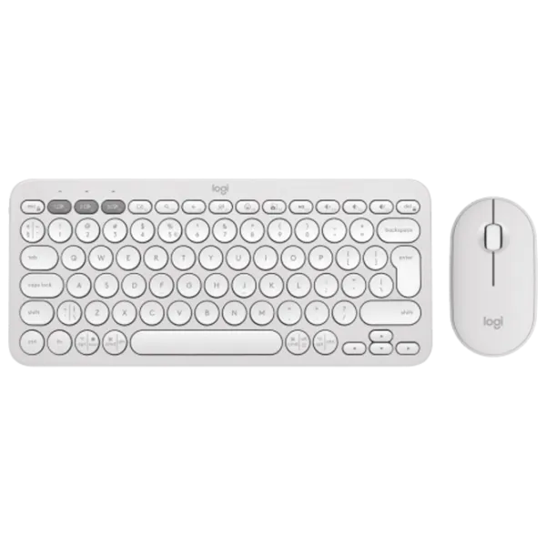 Клавиатура и Мышь Logitech Pebble 2 Combo Беспроводные / Белый photo 1