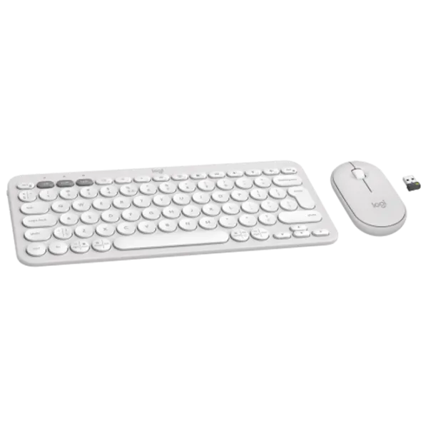 Клавиатура и Мышь Logitech Pebble 2 Combo Беспроводные / Белый photo 2