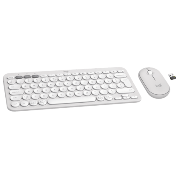 Клавиатура и Мышь Logitech Pebble 2 Combo Беспроводные / Белый photo 2