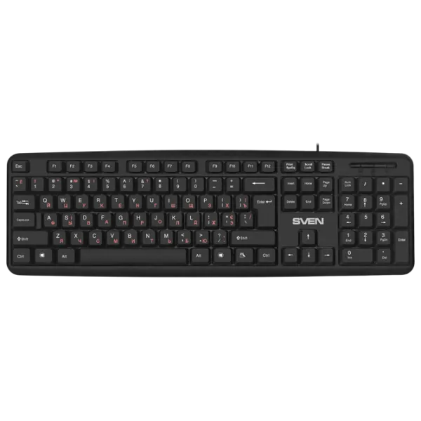 Tastatură Sven Comfort KB-S230 Cu fir / Black photo 1