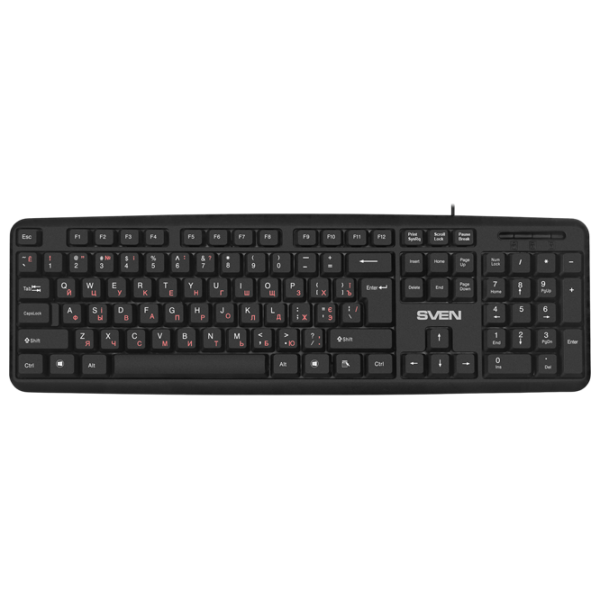 Tastatură Sven Comfort KB-S230 Cu fir / Black photo 1