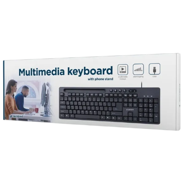 Клавиатура Gembird KB-UM-108 Проводная / Черный photo 4