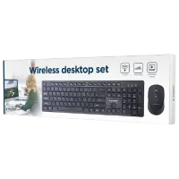 Tastatura & Mouse Gembird KBS-WCH-04-RU Fără fir / Black photo 5
