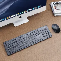 Tastatura & Mouse Gembird KBS-WCH-04-RU Fără fir / Black photo 6