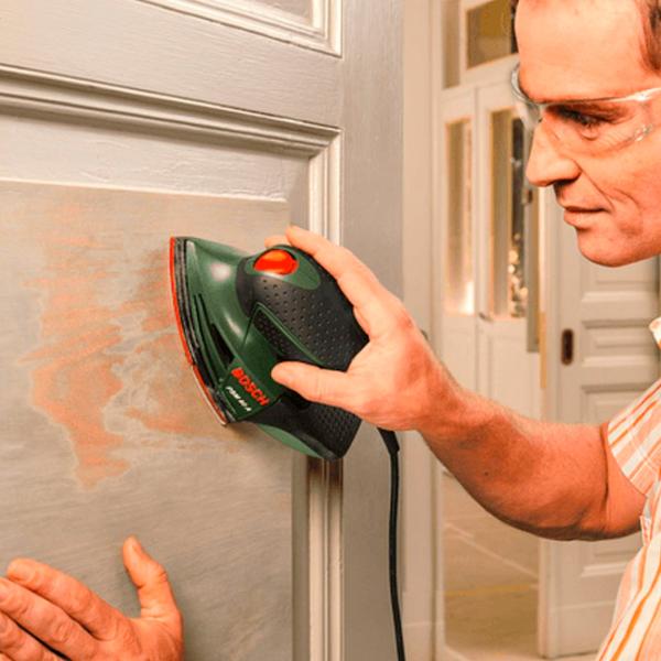 Шлифовальная машина Bosch PSM 80 A многофункциональная / 80 Вт / Зеленый photo 4 Шлифовальная машина Bosch PSM 80 A многофункциональная / 80 Вт / Зеленый photo 4