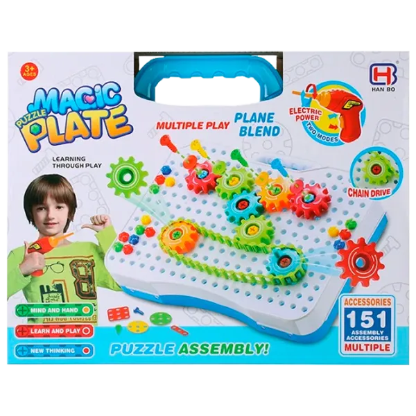 Constructor Essa Toys Magic Plate Creativ/ White photo 1