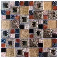 Mozaic Midas A-MGL08-XX-079 Brown / Sticlă