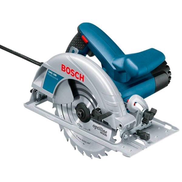 Fierăstrău circular Bosch GKS 190 190 mm / Blue photo 1 Fierăstrău circular Bosch GKS 190 190 mm / Blue photo 1