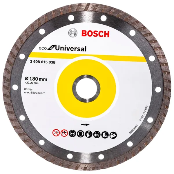 Диск алмазный сплошной Bosch 2608615038  photo 1