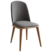 Кухонный стул Dizayno Home Clara Ткань/ Серый Wood