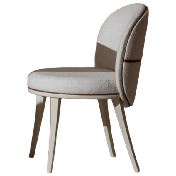 Scaun de bucătărie Luxe Life Belezza Stofă/ Beige White photo 1