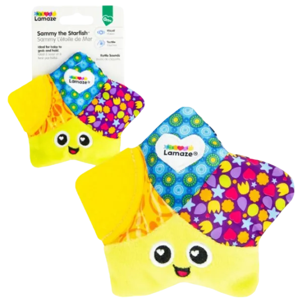 Jucărie moale Tomy Sammy the Starfish T27188 0+ / Yellow photo 3