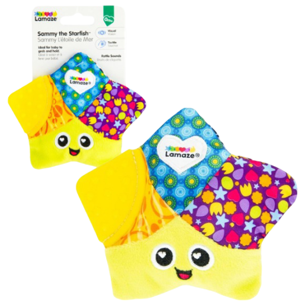 Jucărie moale Tomy Sammy the Starfish T27188 0+ / Yellow photo 3