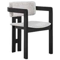 Scaun de bucătărie Lenova Vogue Stofă/ Beige Black