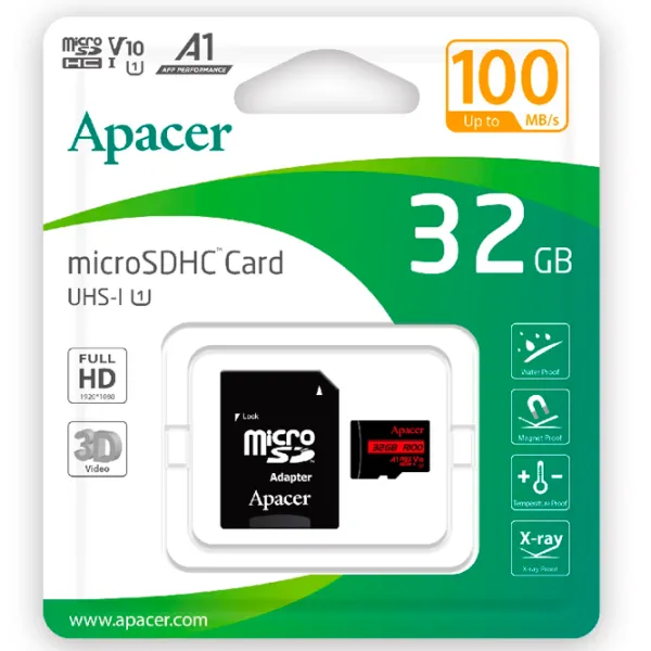 Карта памяти Apacer UHS-I U1 32 ГБ MicroSD / Class10 photo 2