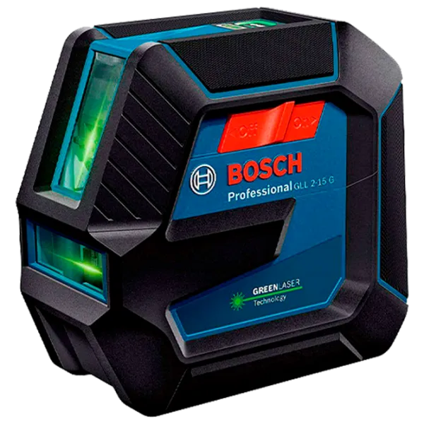 Nivelă lazer Bosch GLL 2-15 G+LB10+BT150 Linear / Acumulator photo 1 Nivelă lazer Bosch GLL 2-15 G+LB10+BT150 Linear / Acumulator photo 1