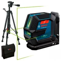 Nivelă lazer Bosch GLL 2-15 G+LB10+BT150 Linear / Acumulator photo 2