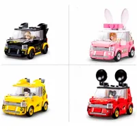 Конструктор Sluban Mini Handcraft Автомобиль/ Разноцветный photo 2