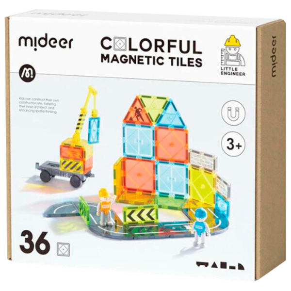 Конструктор Mideer Magnetic Tiles Творческий/ Желтый photo 1 Конструктор Mideer Magnetic Tiles Творческий/ Желтый photo 1