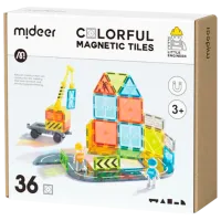 Constructor Mideer Magnetic Tiles Creativ/ Yellow