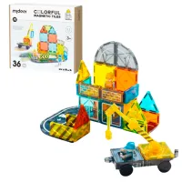 Constructor Mideer Magnetic Tiles Creativ/ Yellow photo 2