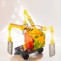 Constructor Mideer Magnetic Tiles Creativ/ Yellow photo 6