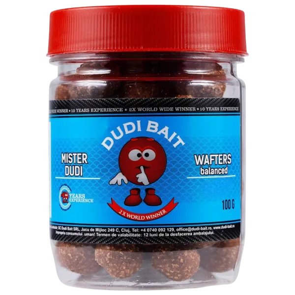 Boilies Dudi Bait Mister Dudi WAFTERS Squid / 0.1 kg / 10 mm photo 1