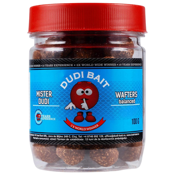 Boilies Dudi Bait Mister Dudi WAFTERS Squid / 0.1 kg / 10 mm photo 1
