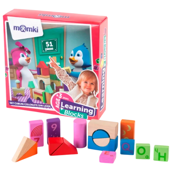 Конструктор Momki Цветные кубики Творческий/ Разноцветный photo 1