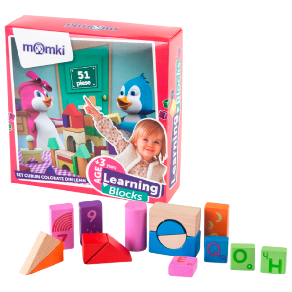 Конструктор Momki Цветные кубики Творческий/ Разноцветный photo 1