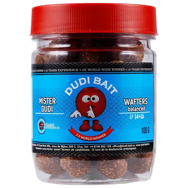 Boilies Dudi Bait Mister Dudi WAFTERS Squid / 0.1 kg / 16 mm photo 1