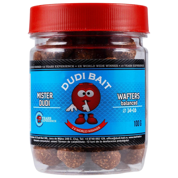 Boilies Dudi Bait Mister Dudi WAFTERS Squid / 0.1 kg / 16 mm photo 1