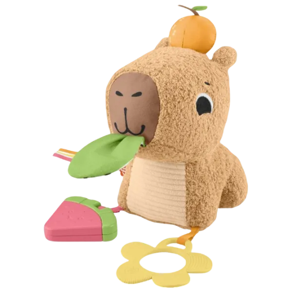 Jucărie moale Fisher Price Capybara HYR54 0.3+ / Brown photo 1