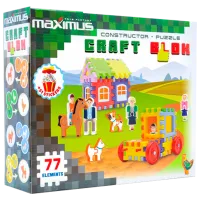 Constructor Maximus Blocuri și autocolante Clasic/ Multicolor