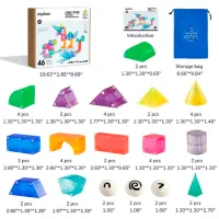 Constructor Mideer Creative Magnetic Creativ/ Multicolor photo 3