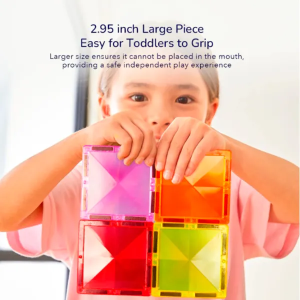 Конструктор Mideer Magnetic Tiles Творческий/ Разноцветный photo 8