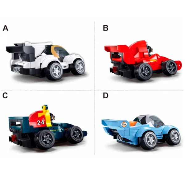 Constructor Sluban Automobil de raliu Mașină/ Multicolor photo 7