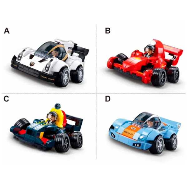 Constructor Sluban Automobil de raliu Mașină/ Multicolor photo 8