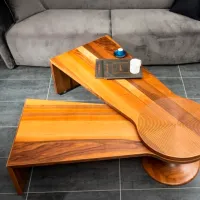 Măsuță de cafea Dizayno Home TG-Key Center 079898 Brown photo 5