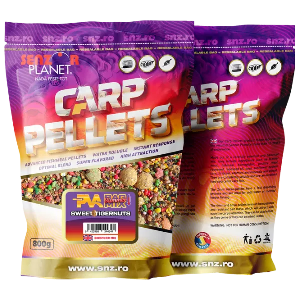 Pelete Senzor Planet PVA Bag Summer Mix Tigernuts / 0.8 kg / 4 mm photo 1