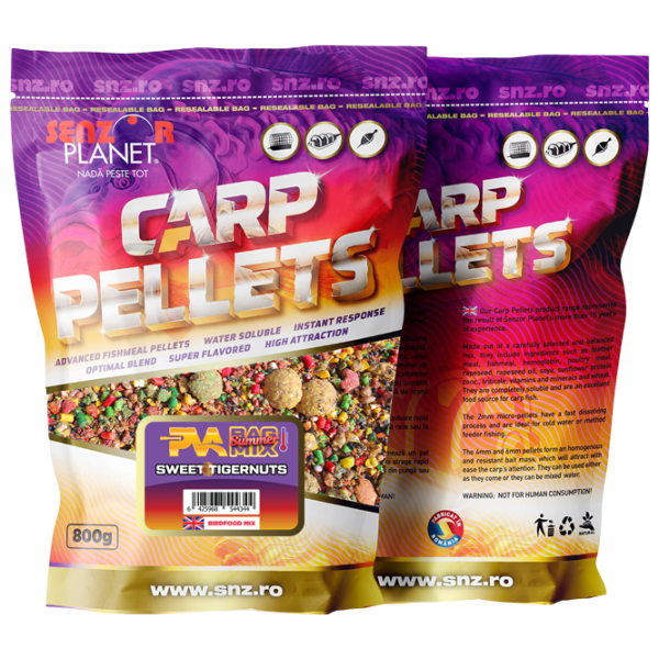 Pelete Senzor Planet PVA Bag Summer Mix Tigernuts / 0.8 kg / 4 mm photo 1