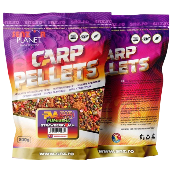 Pelete Senzor Planet PVA Bag Summer Mix Strawberry / 0.8 kg / 4 mm photo 1