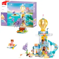 Constructor Sluban Castle with a Slide Clasic/ Violet photo 2