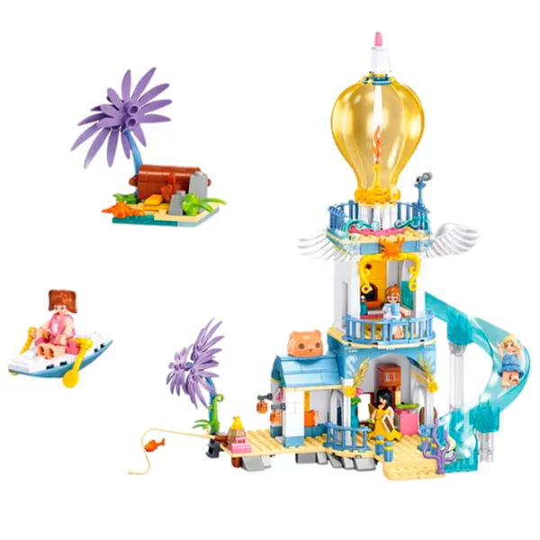 Конструктор Sluban Castle with a Slide Классический/ Фиолетовый photo 3